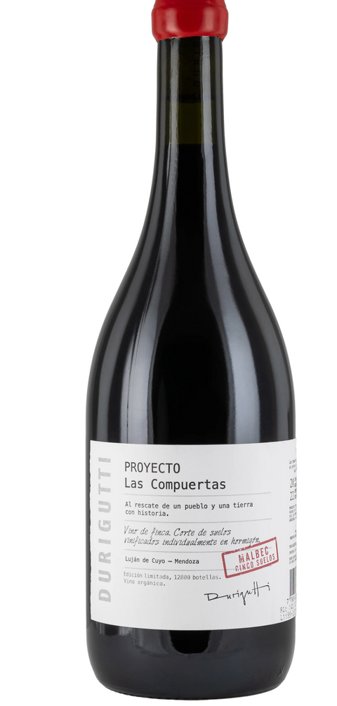 Durigutti Proyecto Las Compuertas Malbec 5 Suelos 2023