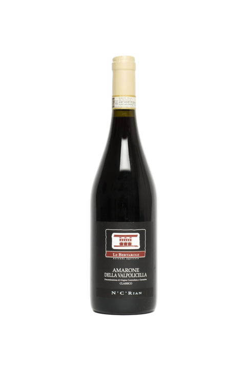 Le Bertarole, Amarone della Valpolicella DOCG Classico N'C' Rian 2018